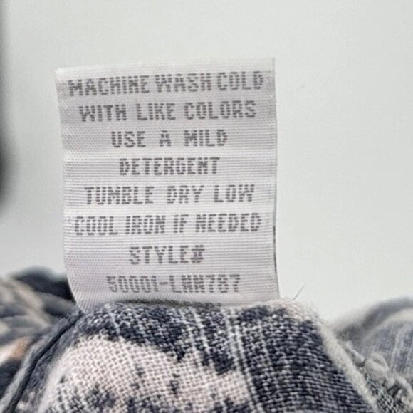 Cali 1850‎ Linen Blend Pockets Pull On Pants S Beach Bohemian Festival Preppy - Picture 11 of 11